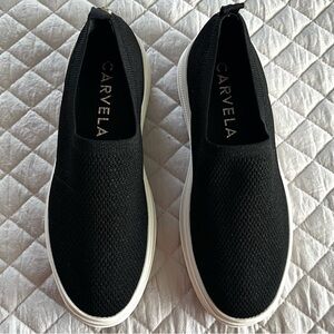 NWOT Carvela fabric slip on sneakers